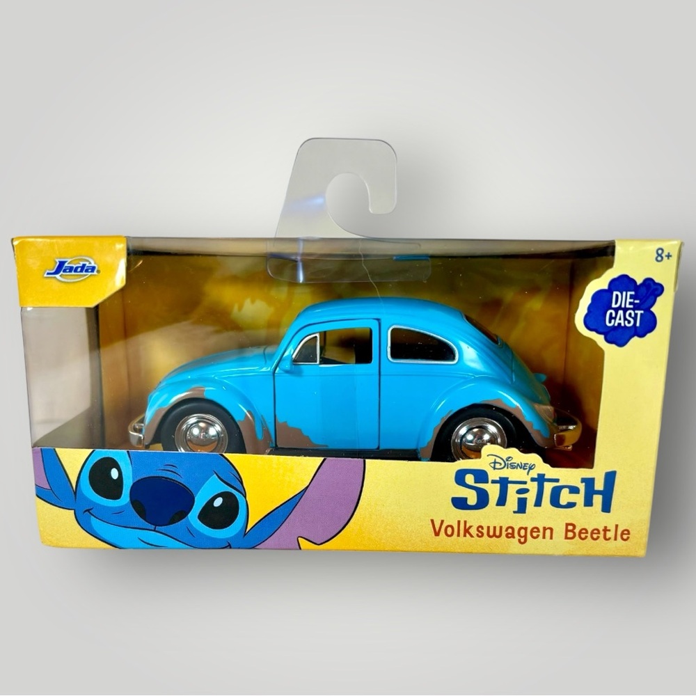 Jada 1:32 Hollywood Rides Series Disney Stitch Volkswagen Beetle Diecast VW Bug